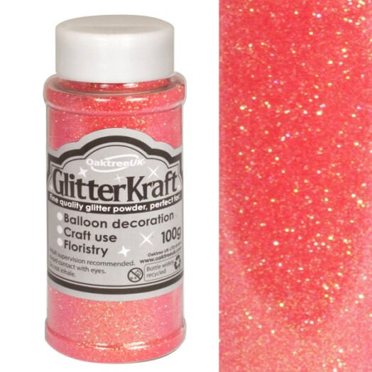 100g Sugar Pink Glitter Kraft Fine Glitter