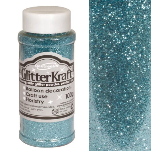 100g Light Blue Glitter Kraft Fine Glitter