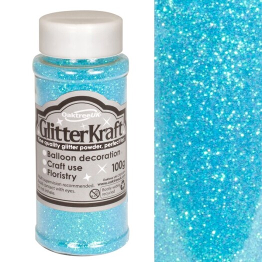 100g Topaz Blue Glitter Kraft Fine Glitter