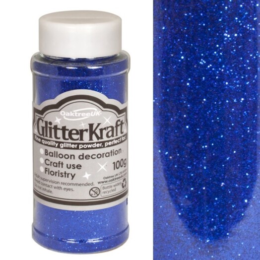 100g Blue Glitter Kraft Fine Glitter