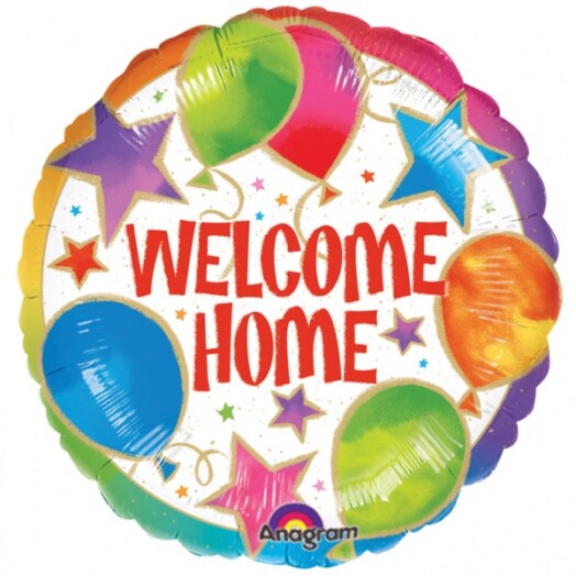 17 Inch Welcome Home Celebration Foil Balloon