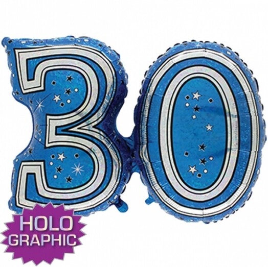 28" Fantasie Jointed Blue 30 Shape Balloon