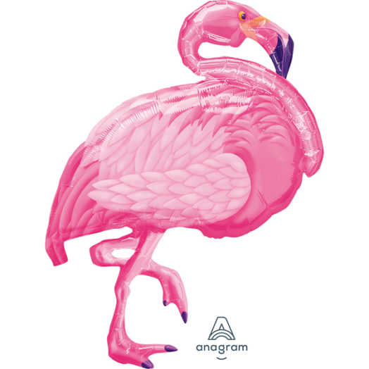 Flamingo Beach Super Shape Foil Balloon