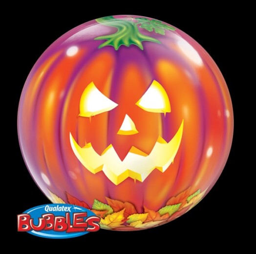 22 Inch Jack O'Lantern Bubble Balloon