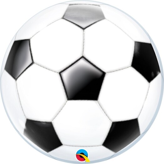 22" Soccer Ball Bubble Balloon Bubble Balloon