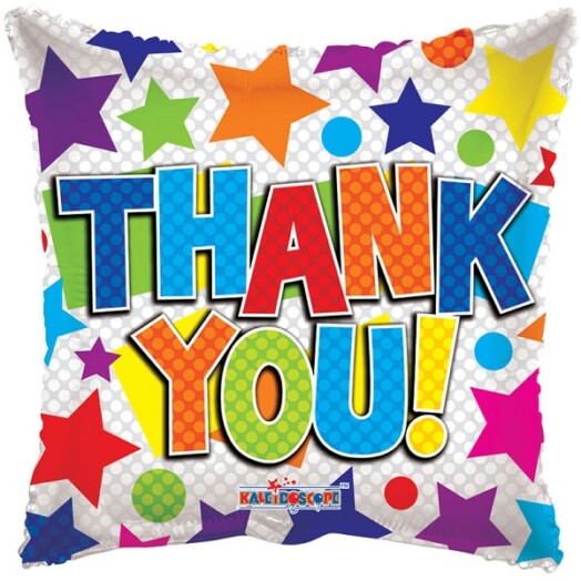 18" Thank You! Balloon Foil Balloon