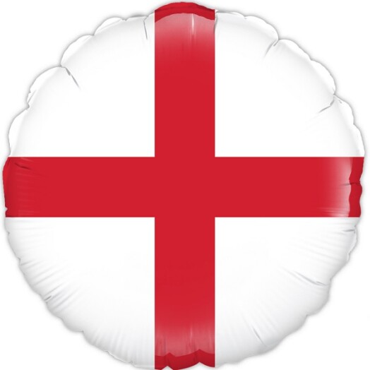 18" St George Cross Foil Balloon