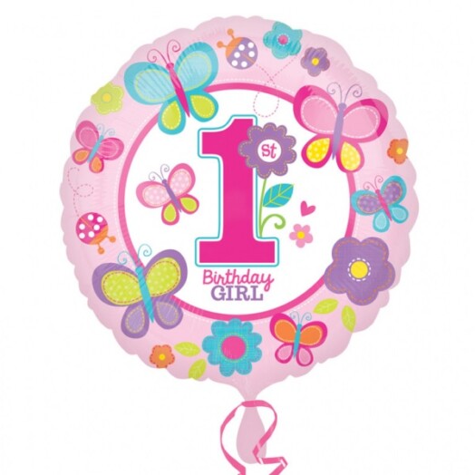 17 Inch Sweet Birthday Girl Foil Balloon