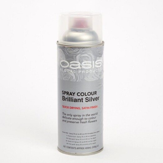 400ml Florist Spray Paint - Brilliant Silver