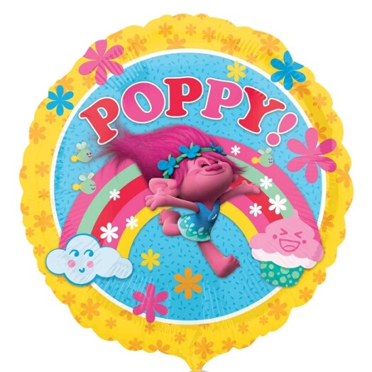 17 Inch Trolls Poppy Foil Balloon