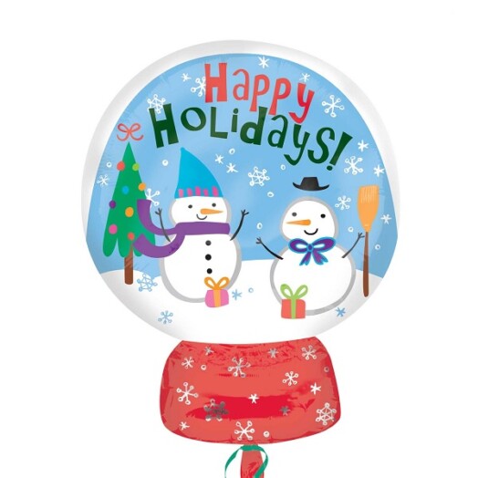 Snow Globe Junior Shaped Foil Balloon