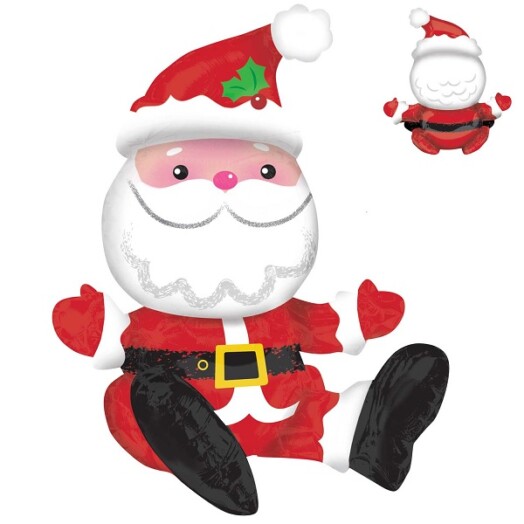 Sitting Santa Multi Balloon