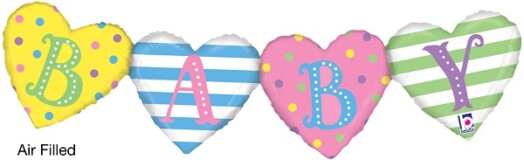 Baby Foil Shape Bunting Balloon