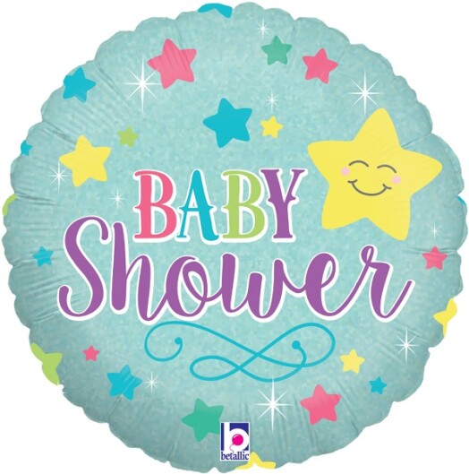 18 Inch Baby Star Shower Foil Balloon