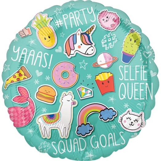 17 Inch Selfie Celebration Foil Balloon