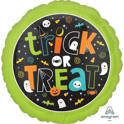 17 Inch Trick or Treat Foil Balloon