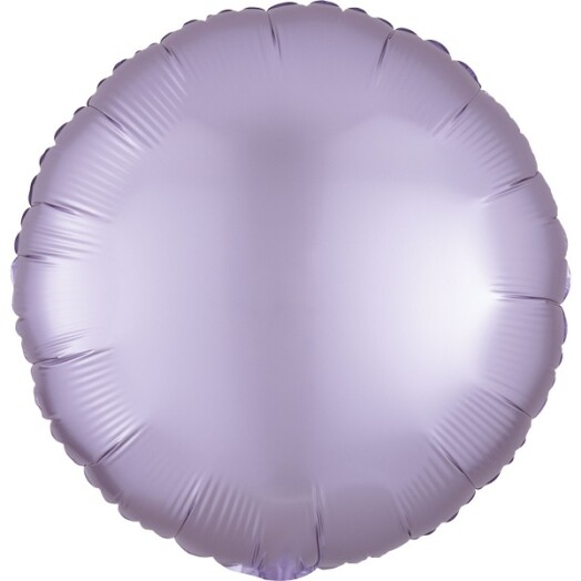 Unpackaged 18" Satin Luxe Round Foil Balloon - Pastel Lilac