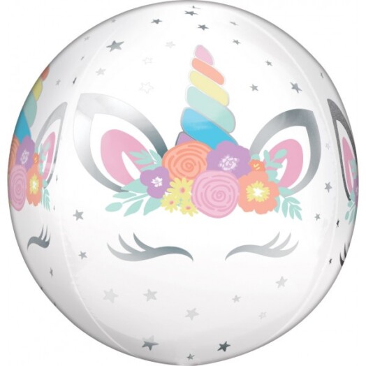 Unicorn Party Orbz Balloon