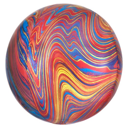 Colourful Marblez Orbz Balloon