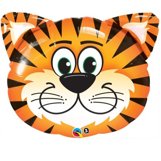 Unpackaged 14 Inch Mini Tickled Tiger Foil Balloon