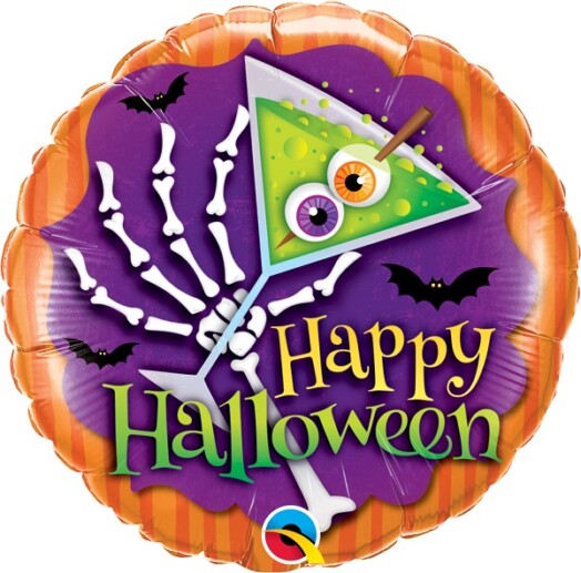 18 Inch Halloween Scary Drink Foil Balloon