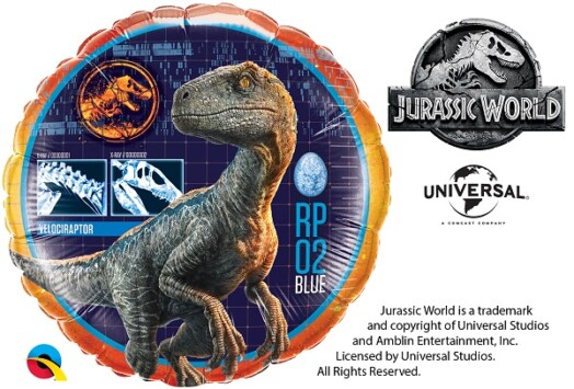 18" Jurassic World Foil Balloon