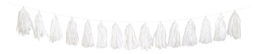 Tassel Garland - White