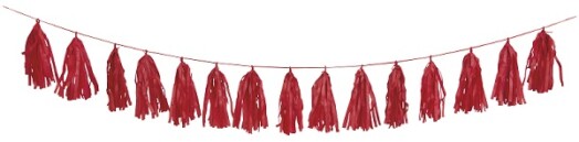 Tassel Garland - Red