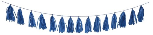 Tassel Garland - Royal Blue