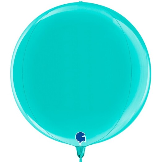 15 Inch Globe 4D Balloon - Tiffany