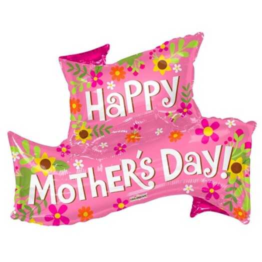 36" Happy Mother's Day Super Shape Balloon