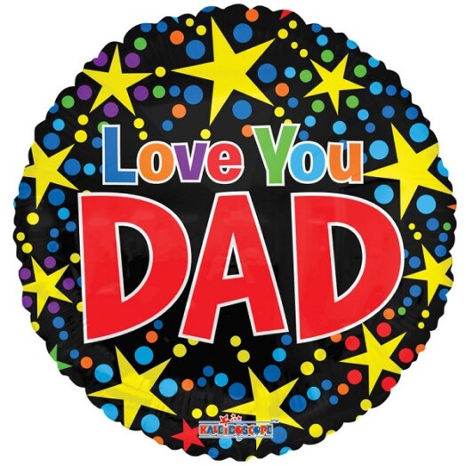 18 Inch Love You Dad Foil Balloon