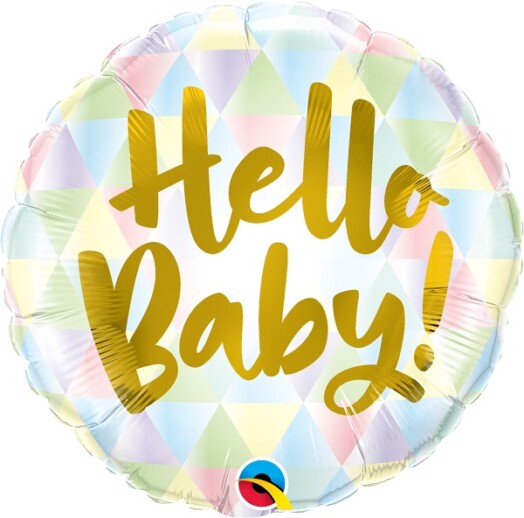 18" Hello Baby Foil Balloon