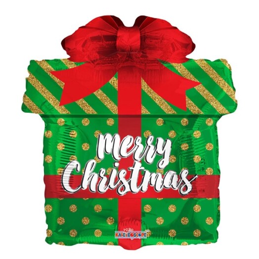 18" Christmas Gift Foil Balloon