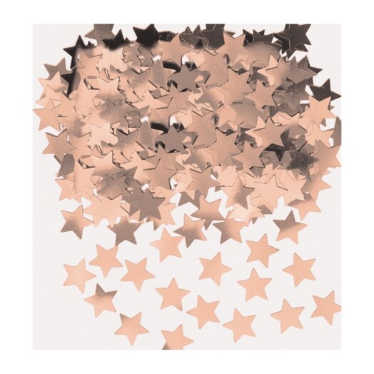 14g Rose Gold Star Confetti