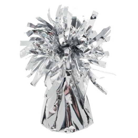 Box of 12 Apac Foil Balloon Weights - Silver