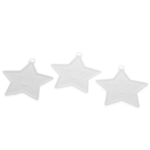 White Star Shaped Plastic Weights