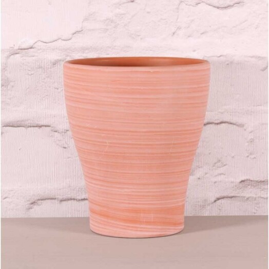 Knightley Orchid Brushed Terracota Pot