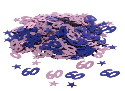 14g 60 Confetti Blue