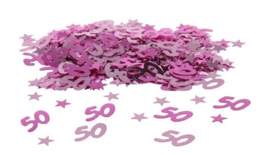 14g 50 Confetti Pink