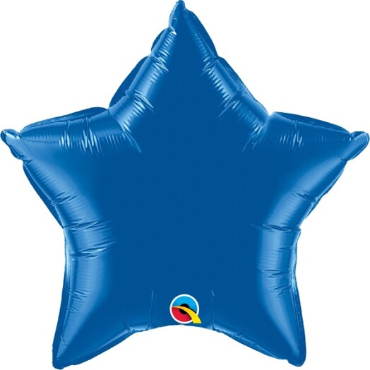 Unpackaged 20" Dark Blue Star Foil Balloon