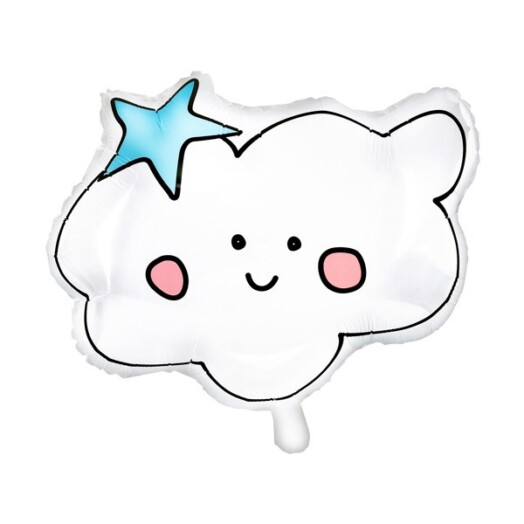 Cute Smile Cloud Super Shape Foil Balloon