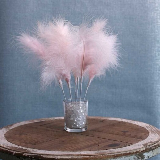 Fluff Feather Bunch - Baby Pink