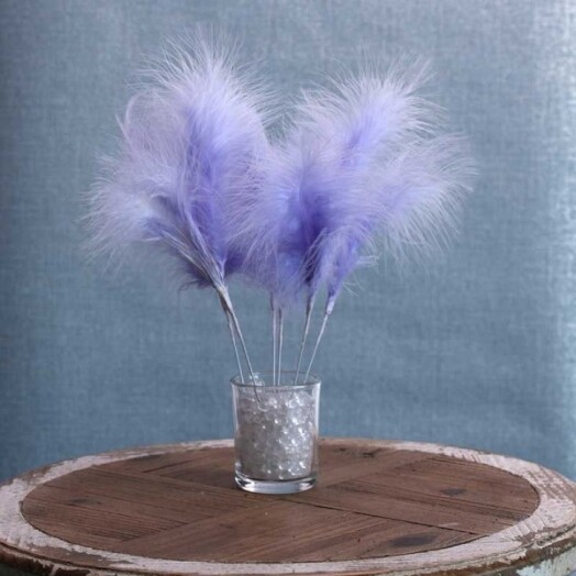 Fluff Feather Bunch - Light Purple