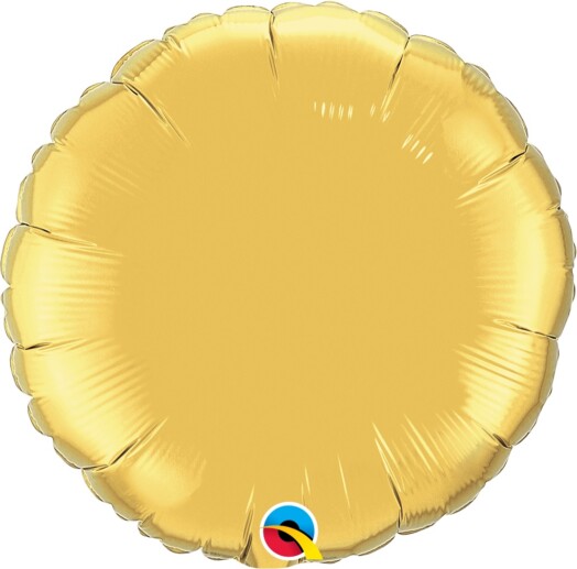 Unpackaged 18" Metallic Gold Round Foil Balloon