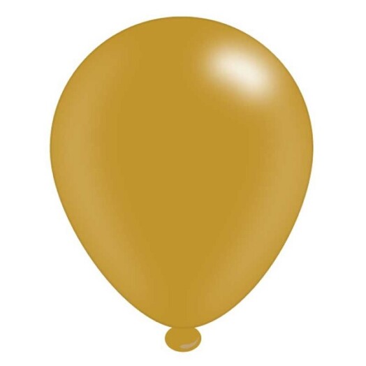 Pack of 8 Gold Latex Balloons