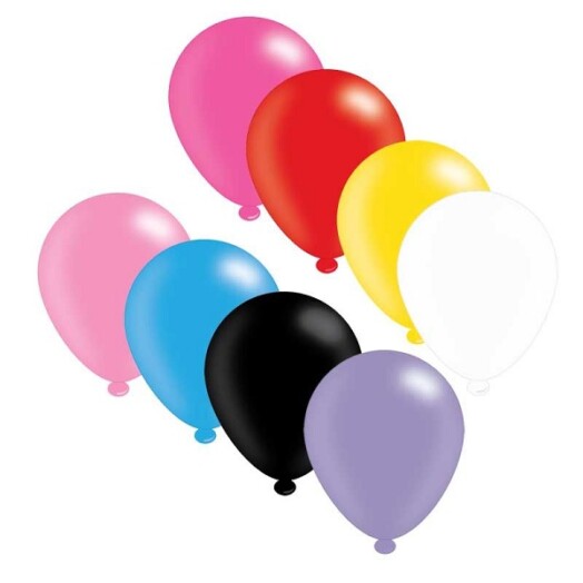 Pack of 25 Assorted Latex Balloons