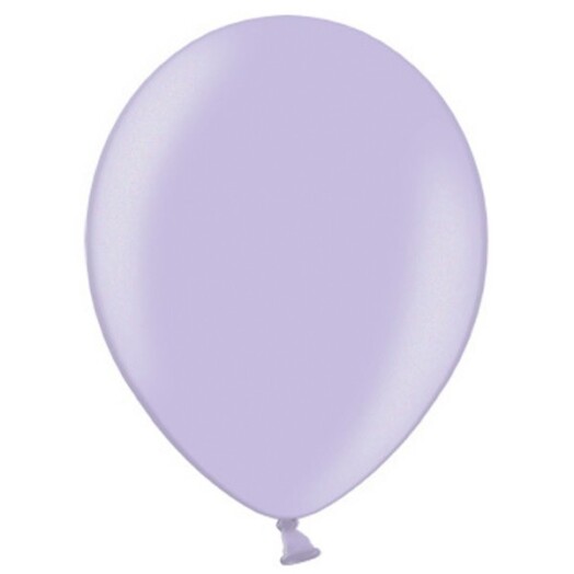 5 Inch Metallic Lavender Latex Balloons 100ct