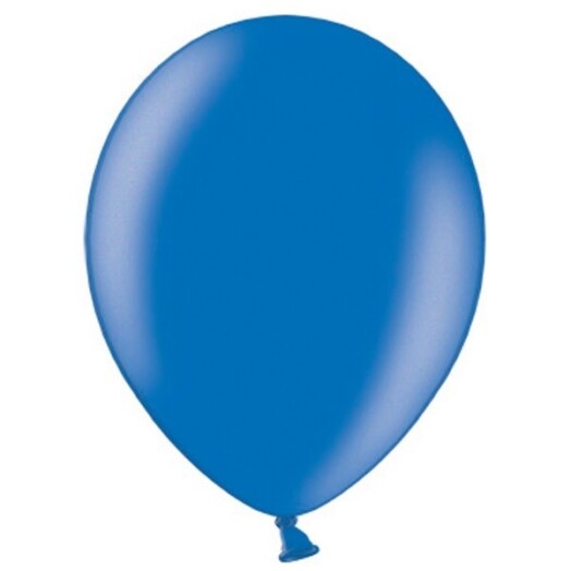 5 Inch Metallic Royal Blue Latex Balloons 100ct