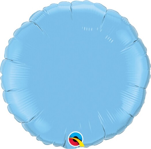 Unpackaged 18" Pale Blue Round Foil Balloon